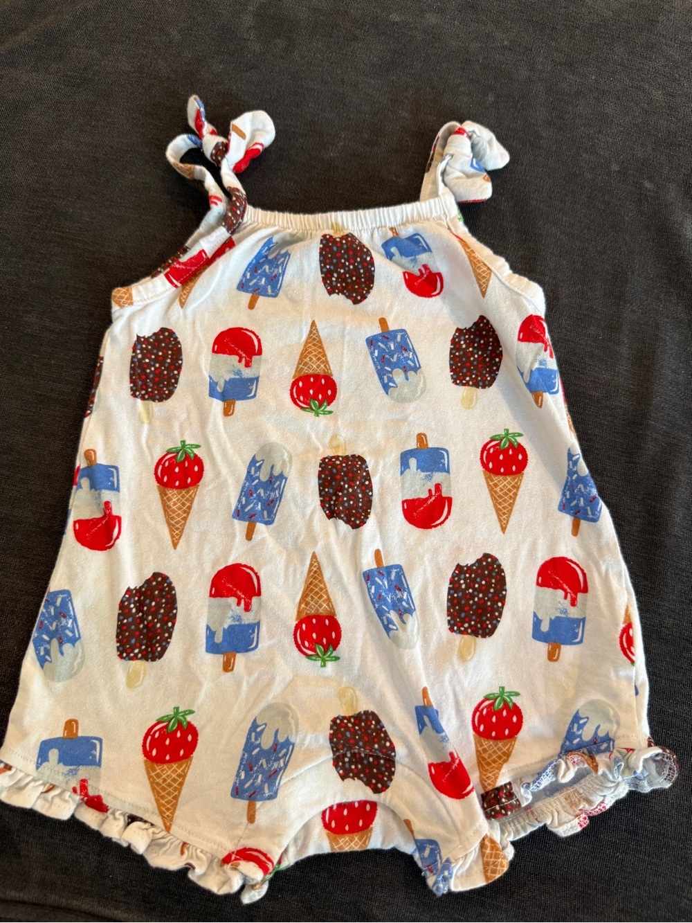 Old Navy Girl’s Romper with Ice Cream and Popsicles